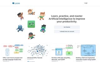 Screenshot of lycee.ai