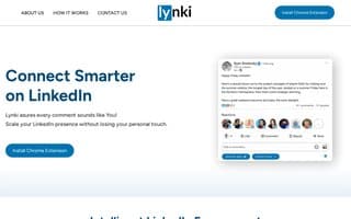 Screenshot of lynki.ai