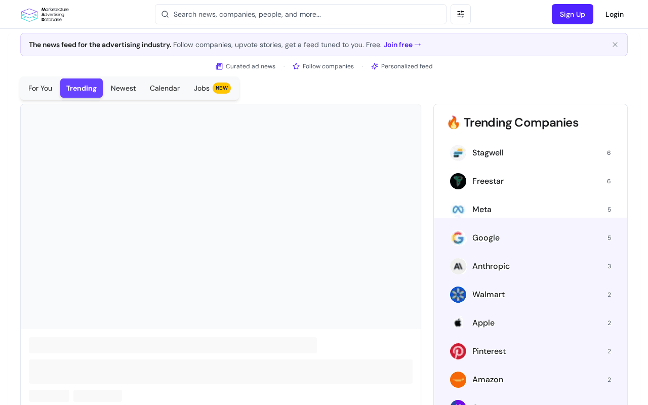 Screenshot of maddb.ai