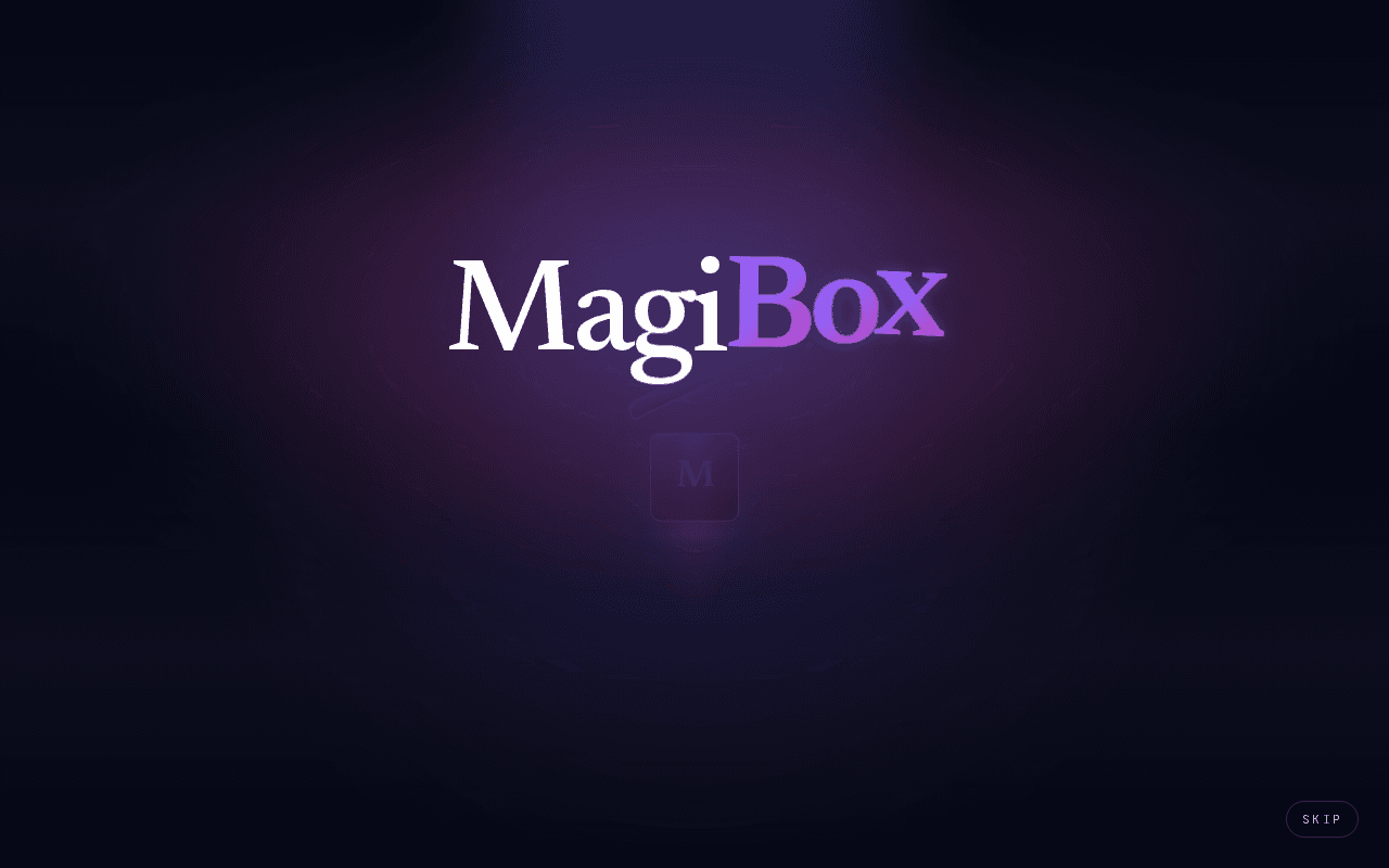 Screenshot of magibox.ai