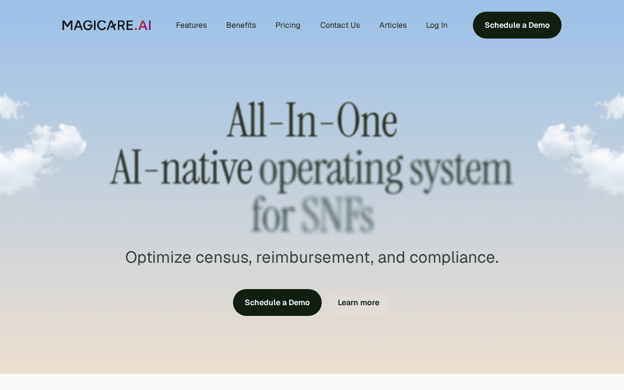 Screenshot of magicare.ai