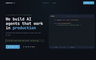 Screenshot of magnetiz.ai