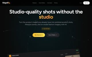 Screenshot of magnifiq.ai
