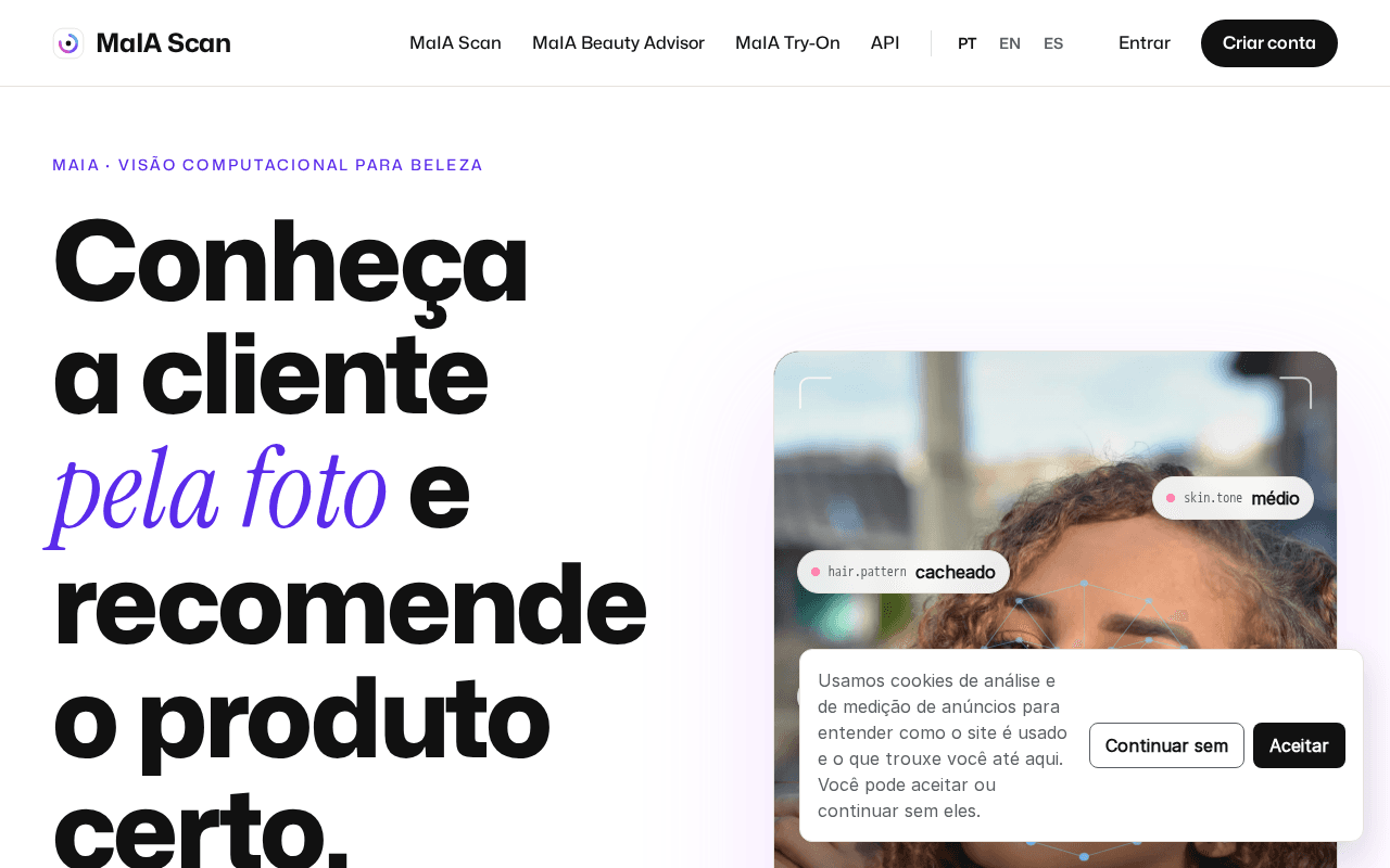 Screenshot of maiascan.ai