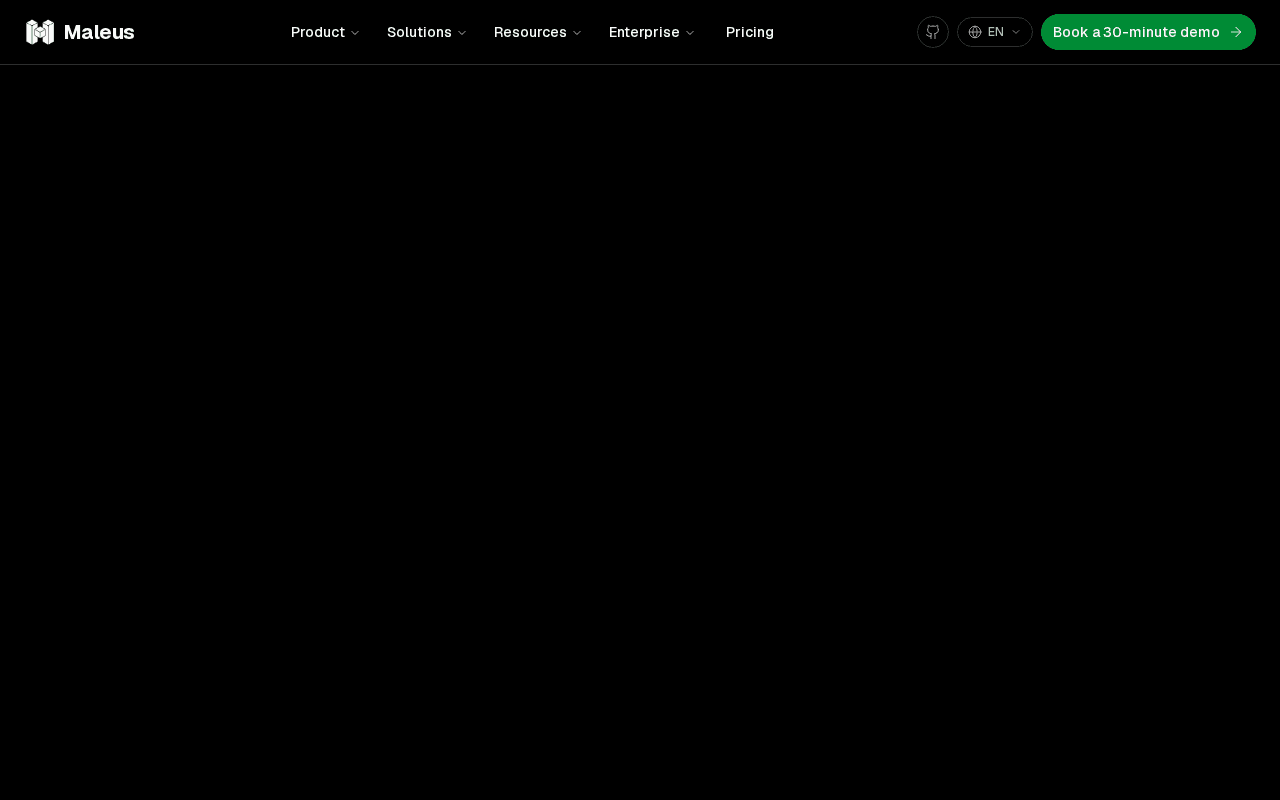 Screenshot of maleus.ai