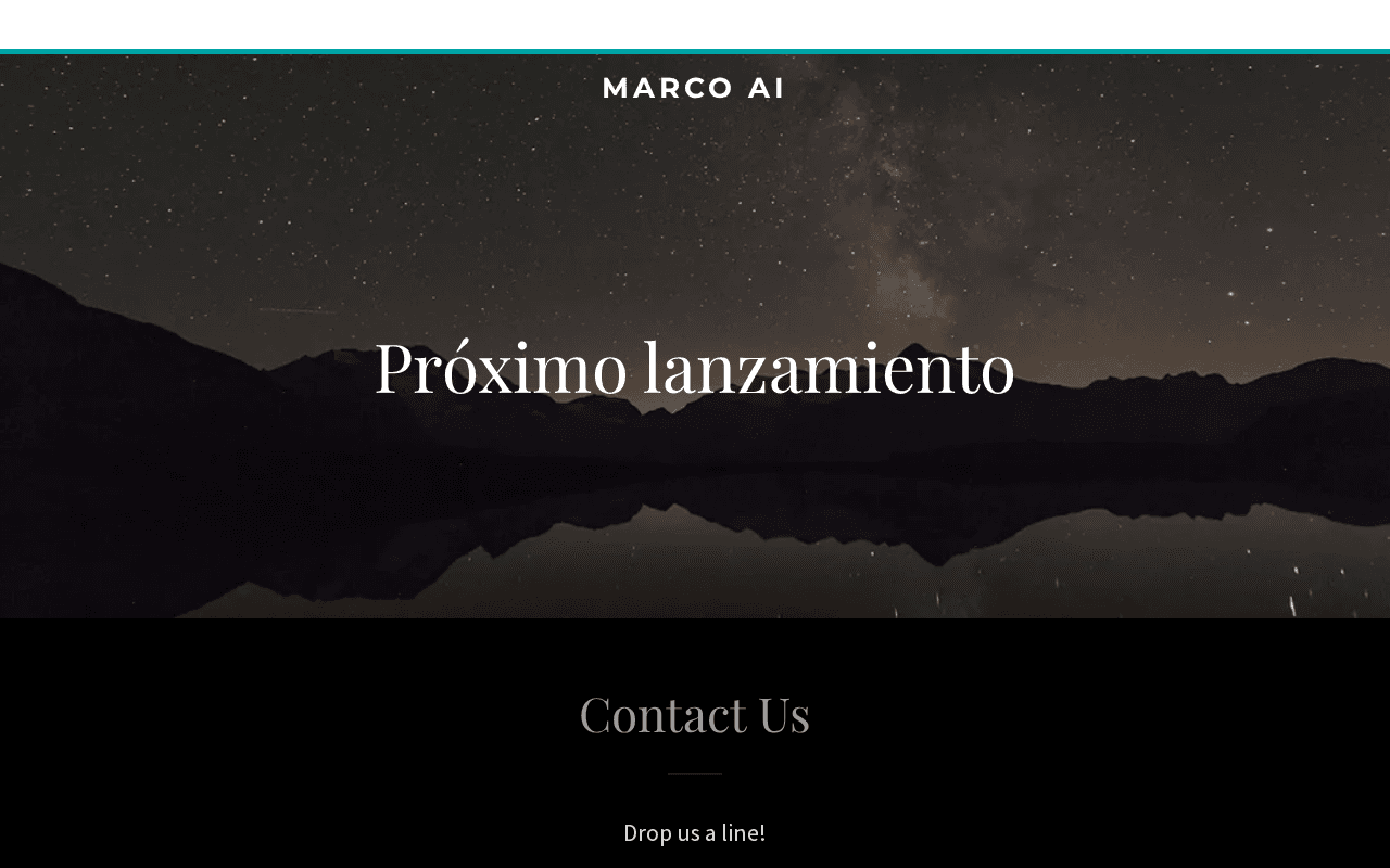 Screenshot of marcoai.ai