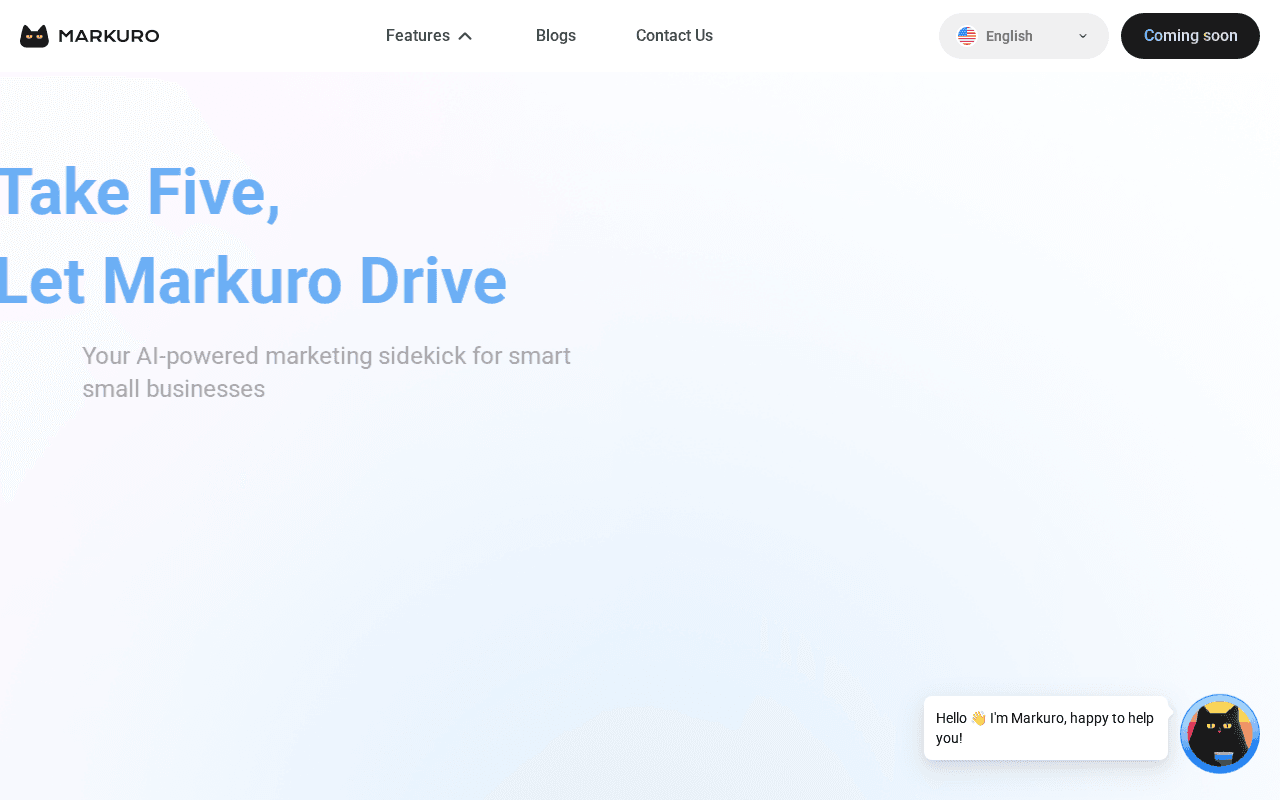 Screenshot of markuro.ai