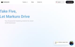 Screenshot of markuro.ai