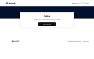Screenshot of mas.ai