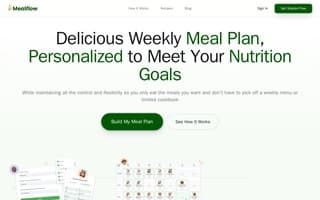 Screenshot of mealflow.ai