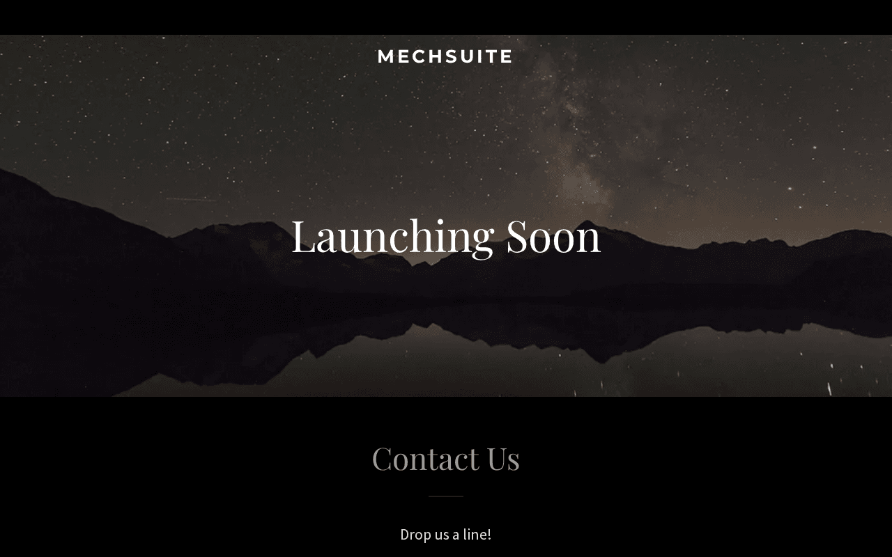 Screenshot of mechsuite.ai