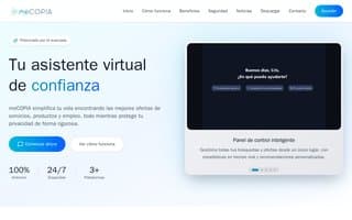 Screenshot of mecopia.ai