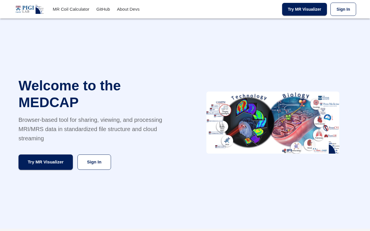 Screenshot of medcap.ai