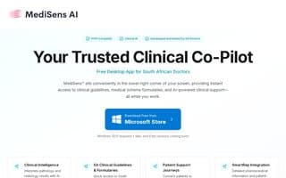 Screenshot of medisens.ai