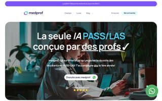 Screenshot of medprof.ai