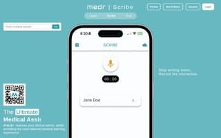 Screenshot of medr.ai
