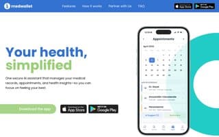 Screenshot of medwallet.ai