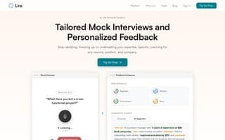 Screenshot of meetlira.ai