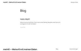 Screenshot of meinki.ai