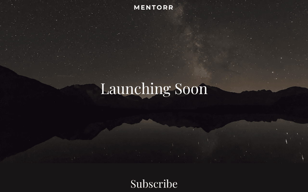 Screenshot of mentorr.ai