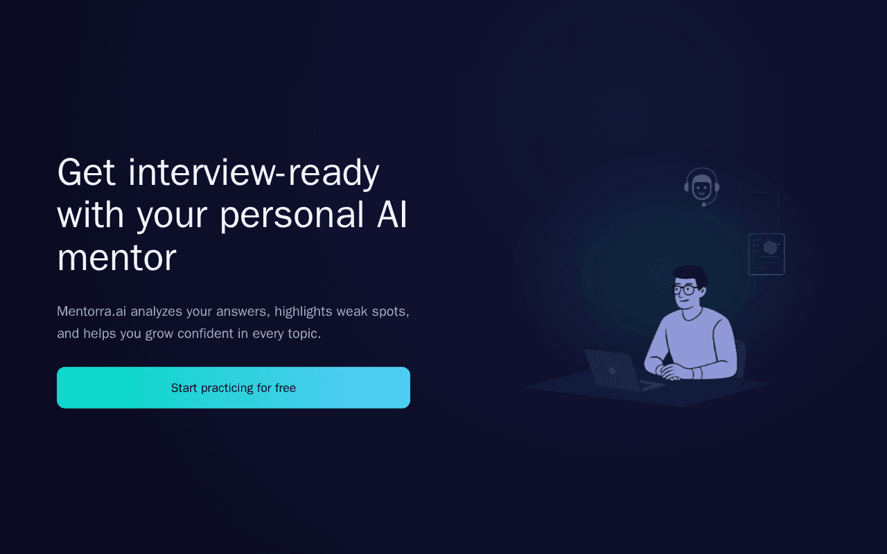 Screenshot of mentorra.ai
