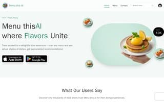 Thumbnail of menuthis.ai