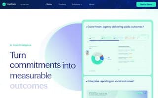 Screenshot of metiora.ai