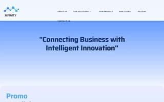 Screenshot of mfinity.ai