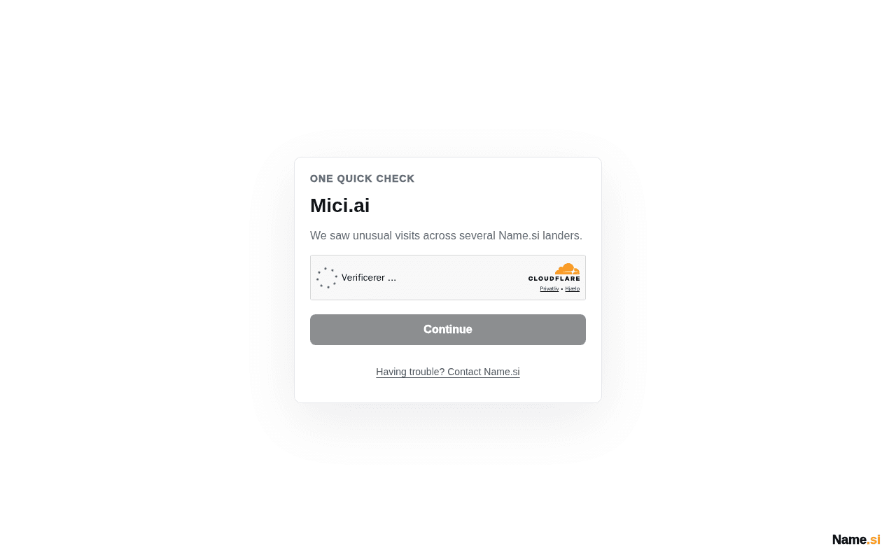 Screenshot of mici.ai