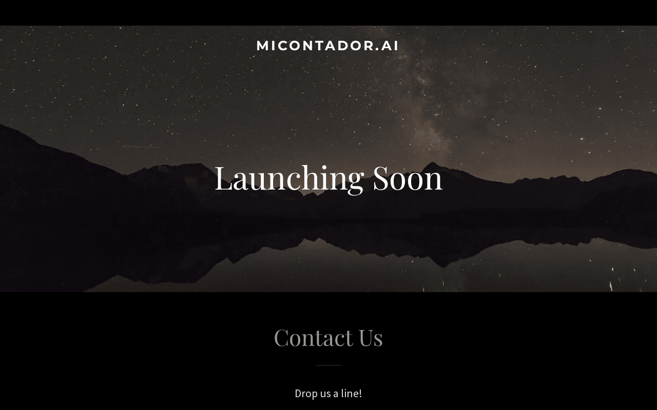 Screenshot of micontador.ai