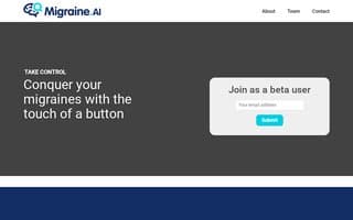 Screenshot of migraine.ai