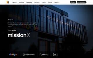 Screenshot of missionx.ai
