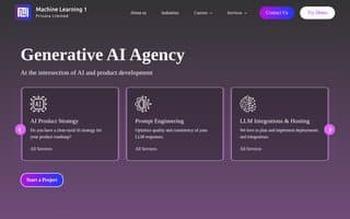 Screenshot of ml1.ai