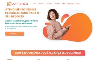 Screenshot of movimenta.ai