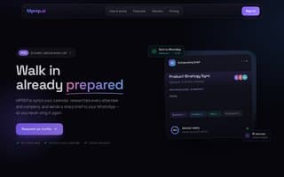 Screenshot of mprep.ai