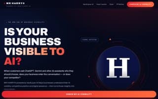 Screenshot of mrharry.ai