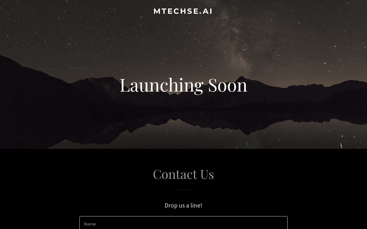 Screenshot of mtechse.ai