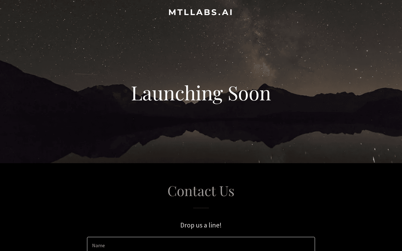 Screenshot of mtllabs.ai