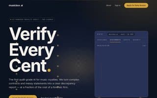 Screenshot of musicbox.ai