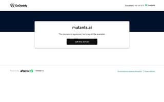 Screenshot of mutants.ai