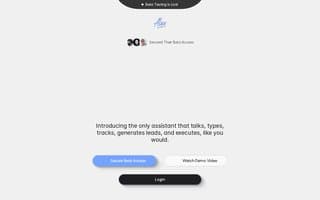 Screenshot of myalex.ai