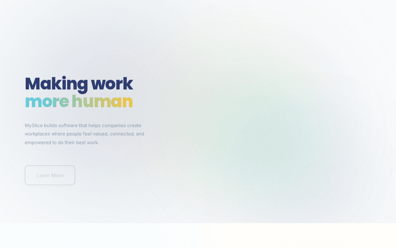 Screenshot of myslice.ai