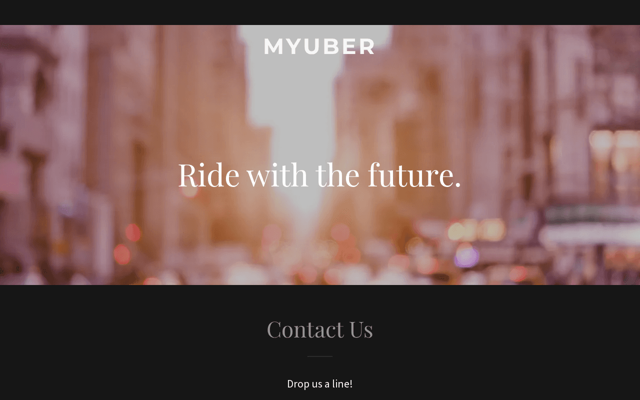 Screenshot of myuber.ai