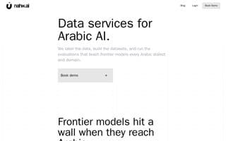 Screenshot of nahw.ai