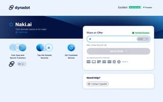 Screenshot of naki.ai
