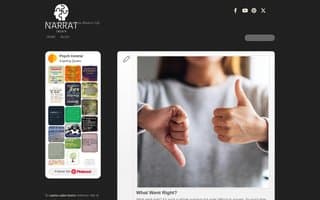 Screenshot of narrator.ai