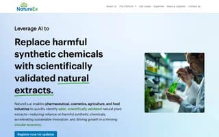 Screenshot of natureex.ai