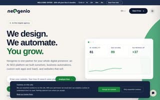 Screenshot of neogenio.ai