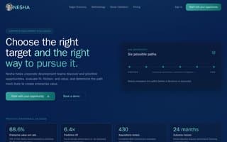 Screenshot of nesha.ai