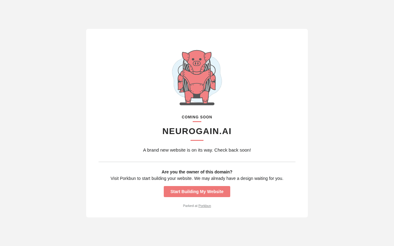 Screenshot of neurogain.ai